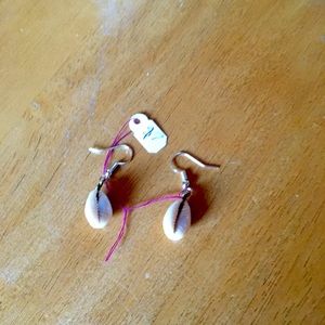 Shell earrings $7 Handmade by me! Please support me!
